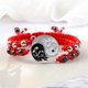thumbnail image 4 of Pulsera trenzada de dragón para hombre y mujer, brazalete ajustable de Tai Chi, Yin Yang, joyería de moda para pareja, 2 unidades por juego, 4 of 5
