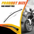 thumbnail image 3 of Universal 22mm Motorcycle handlebar for Chopper Cruiser Bobber Aluminium handlebar Roller Retro Vintage Bars Black, 3 of 5