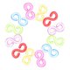 thumbnail image 4 of Kit de 500 piezas para pulseras con clips de goma y conectores de goma de colores., 4 of 7