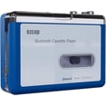 thumbnail image 2 of Reproductor de casetes Bluetooth Ezcap, reproductor de cintas Walkman con conector de 3,5 mm para auriculares y altavoz, función de reversa automática, alimentación por USB o pilas AA, 2 of 8