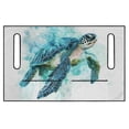 thumbnail image 2 of XYZCANDO Watercolor Sea Turtle Golf Cart Seat Cover | Non-slip Terry Cloth with 4 Pockets | Universal 2-Seat Golf Cart Accessory, 2 of 8