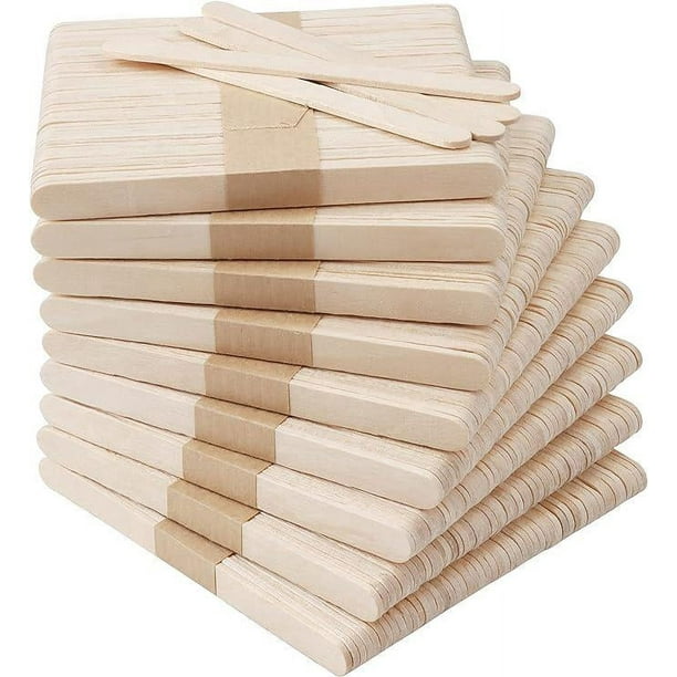 Palitos de madera natural (paquete de 500) - L11 x W1cm - Paquete ...
