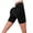 Black, variant on Women's High Waist Seamless Biker Shorts, Peach Hip Lifting Sculpting Fitness Wear, for Gym Workout, Yoga Running or Summer Sports Activities Black L