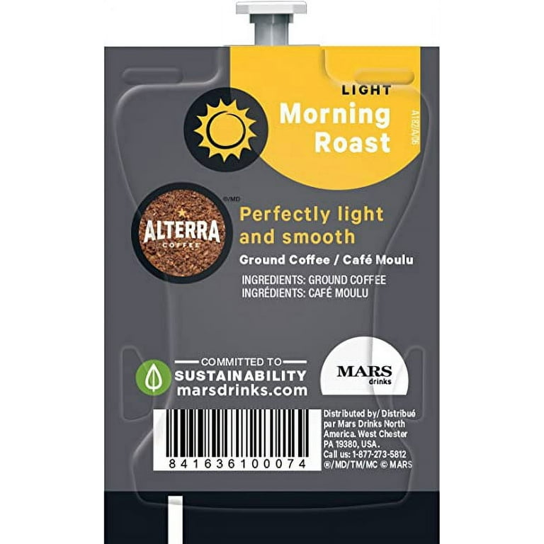Alterra Morning Roast Coffee Freshpack, Morning Roast, 0.28 oz Pouch, 100/Carton Alterra Morning Roast Coffee Freshpack, Morning Roast, 0.28 oz Pouch, 100/Carton