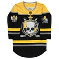 thumbnail image 2 of The Simpsons Boys' Little Bart Long Sleeve Hockey Jersey 4-20 Sizes, Black/Yellow, 2 of 3