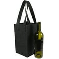 thumbnail image 4 of WRISTBIQUE Reusable Bottle Bags Wine present Bag Black For Christmas 1Pcs, 4 of 6