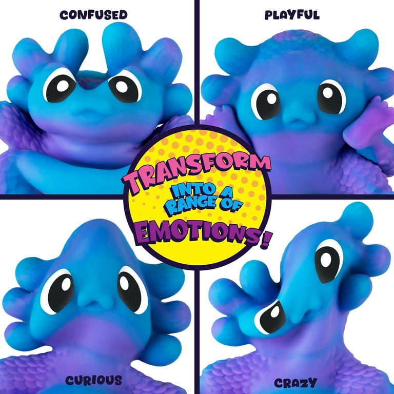 ORB Funkee Animalz MEGA Axolotl 3 Pack Soft Squishy Stretchy