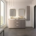 thumbnail image 2 of Randalco Tennesse 60" Modern Wood Bathroom Vanity Cabinet in Weathered Oak, 2 of 4