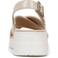 thumbnail image 5 of Vionic Uptown Sonoma Slingback Platform Wedge Sandal Beige Canvas 10W, 5 of 5