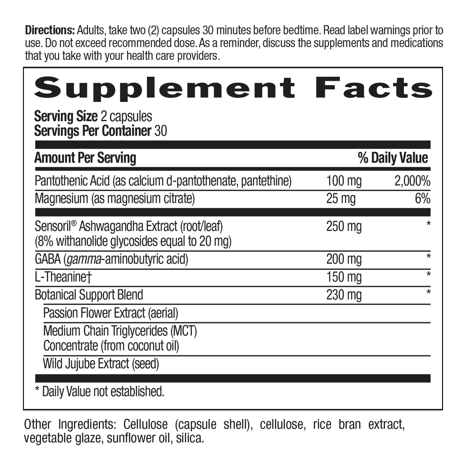 Country Life Stress Shield® Nighttime, Triple Action, 60 Vegan Capsules