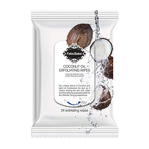 Fake Bake Coconut Exfoliating Packet (24 Wipes), 1 Count