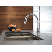 Delta Trinsic Single Handle Pull-Down Kitchen Faucet in Chrome 9159-DST