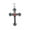 Garnet, variant on Medieval Celtic Marcasite Cross 925 Sterling Silver Pendant Religious Jewelry