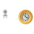 thumbnail image 1 of Escultura De Astronauta Nórdico Y Reloj De Pared Analógico Silencioso, Figura Decorativa Para Sala De Estar, Dormitorio, Cocina, Estantería, Entrada, Decoración Del Hogar., 1 of 8