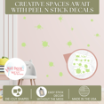 thumbnail image 4 of Wall Decor Plus More WDPM1732 Splatter and Splotches 13 Piece Wall Vinyl Sticker Dots Decal 5"-1.75" FUN Mud Art Room School Key Lime Green, 4 of 4