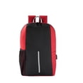 thumbnail image 4 of Paquete 10 piezas Mochila con salida USB y porta laptop rojo 30 x 43 x 16, 4 of 6