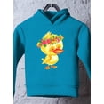 thumbnail image 3 of Duck With A Wreath Hoodie Toddler -Image by Shutterstock,  4 Toddler, 3 of 4