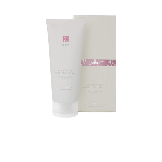 Zents Age Defying Probiotic Lotion (fragancia de mineral) Crema antienvejecimiento para el cuerpo y las manos con manteca de karité orgánica y ácido hialurónico 6.4 fl oz