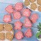 thumbnail image 5 of 10pcs Christmas Cookie Decorating Kit Festival Themed Biscuit Mould Fondant Stamps Snowflake Cookie Mould Set for Cake, 5 of 5