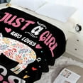 thumbnail image 4 of Just Girl Who Loves Pigs Blanket Soft Blankets and Throws Flannel Cozy Lightweight Quilt Gift Perfect for Bed Sofa Couch-50 x40 Small for Kids, 4 of 6