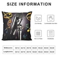 thumbnail image 5 of RUIYC Microphone with Music Notes Decorative Pillow Cover - Soft and Versatile Cushion Case for Home Décor and Car Seats, 5 of 5