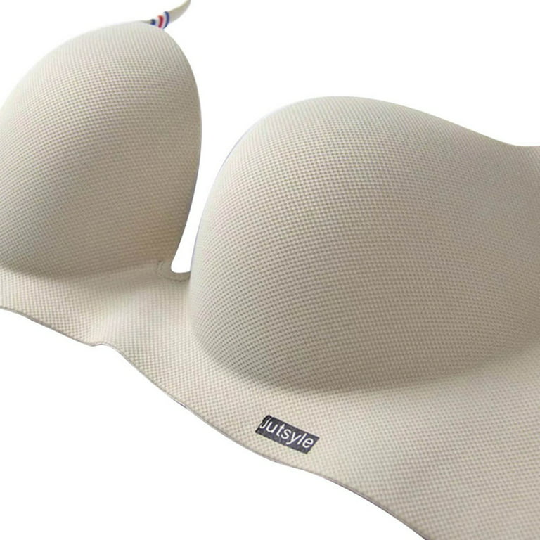 Bras Explosive French Simple British Ice Silk Bra One Piece Thick Cup Girl  Gathered Without Underwired Women'S Underwear From 5,62 €