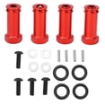 thumbnail image 2 of Adaptateurs d'Entraînement de Moyeu de Roue Hexagonale, Pièces de Rechange 30mm Extension Plus Alliage d'Aluminium de Combineur pour 1/10 Voiture de Télécommande Rouge, 2 of 8