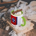 thumbnail image 5 of 3dRose, Flag of Tennessee TN - US American United State of America USA - red blue circle 3 white stars, 11oz Two-Tone Green Mug, 5 of 7