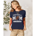 thumbnail image 3 of Women's Football Mom T Shirt, Funny Football Mom Graphic Tee, Game Day Shirt for Moms, Football Season Shirt, Proud Football Mom Gift, 3 of 5