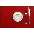 thumbnail image 2 of Washable Table Mats Anti-slip Wear Resistant to Heat, Easy to Clean, Red 10pcs, 2 of 5
