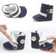thumbnail image 5 of Infant Baby Boys Girls Cowboy Boots Tassel Snow Boots Warm Winter Fur Lining Newborn Prewalker Ankle Boot, 5 of 6