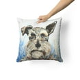 thumbnail image 2 of Schnauzer Whiter Beard Fabric Decorative Pillow, 2 of 4