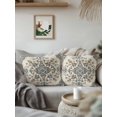 thumbnail image 3 of Outdoor Pillows Waterproof, Blue Boho Bedding Throw Pillows with Insert for Couch Sofa Bed, Ethnic Southwestern Geometric Vintage 18x18 Inch Pillowcases Decorative Camping Patio Pillow Set of 2, 3 of 8