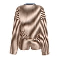 thumbnail image 4 of Casual Loose Fit Striped Shorts Two Piece Outfit for Spring Autumn Comfort Wear Women’s Shorts Suit Casual, 4 of 7