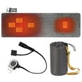 Heated Sleeping Bag Liner USB Battery Powered Heating Pad for