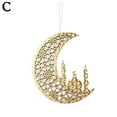 thumbnail image 5 of Eid Mubarak Wooden Hanging Signs Pendant Wooden Windows Doors Plaque Sign Hot O5, 5 of 7
