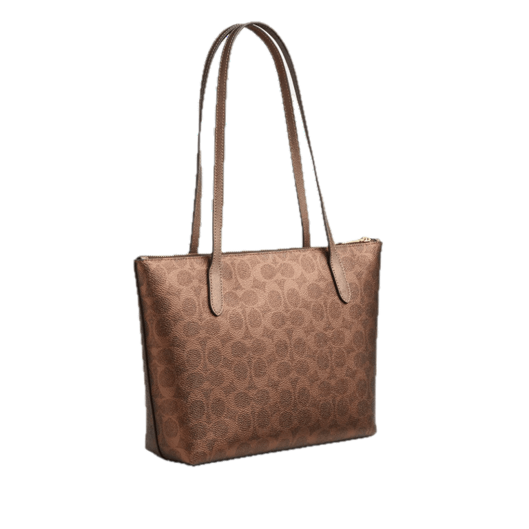 新品未使用COACHフィオナ ジップ トート バッグ COACH Coach Signature Fiona Zip Tote Women's Bag - Walmart.com