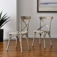 thumbnail image 2 of Side Dining Chair, Grey Gray, Wood, Kitchen Cafe Bistro Hospitality Restaurant, Modern Contemporary HB33835, 2 of 11