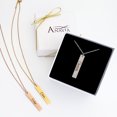 thumbnail image 2 of Anavia Personalized Vertical Bar Necklace - Engravable Bar Necklace - Gift for Her - Ready to Gift Jewelry Gif Set, 2 of 13