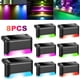 thumbnail image 5 of Luces Solares para Escalones Wdftyju 8 Piezas Carcasa Negra, 5 of 9