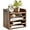 Rustic Brown, variant on Desktop File Organizer with Handle, Document Letter Mail Tray Sorter with 3 Adjustable Shelves, 5 Tiers Paper Holder for School Home Office Desk, Rustic Brown,13.4 * 12.4 * 9.06" UHBC006H