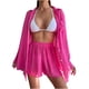 thumbnail image 2 of Conjunto de traje de baño para mujer, bata holgada para playa, protección solar, informal, para vacaciones, chal, 2 of 5
