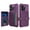 Purple, variant on Dteck for iPhone 16 Plus Case with Card Holder, Hybrid Rubber Bumper Shockproof Magnetic Back Flip Case for iPhone 16 Plus Wallet Case for Women Men, Purple