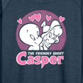 thumbnail image 3 of Casper The Friendly Ghost - Valentine's Day - Casper & Wendy - Women's Lightweight French Terry Long Sleeve Shirt, 3 of 5