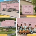 thumbnail image 6 of Pink Garage Door Cover Banner 7 x 16 FT, She Leaves A Little SPARKLE Wherever She Goes Garage Door Curtains Backdrop with Grommets for Indoor Outdoor Wall Party Porch Yard Decorations Background, 6 of 9