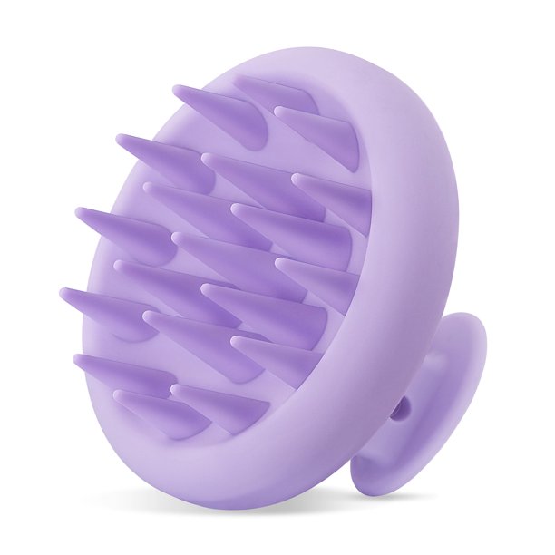 Heeta Masajeador del Cuero Cabelludo Crecimiento del Cabello Depurador del Cuero Cabelludo con Cerdas Suaves Diseño de Silicona Integrado Exfoliante del Cuero Cabelludo para Eliminar la Caspa y Relaja