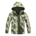 thumbnail image 2 of MGEOY Veste Réversible Légère Imperméable Doublée en Polaire pour Garçons et Filles (4-12), 2 of 9