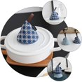 thumbnail image 4 of 1pc Scald Resistant Pot Handle Lid Rubber Oven Mitts Oven Mitts Pot Lid Cover Silicone Pot Rack Mini Oven Blue Handle, 4 of 5