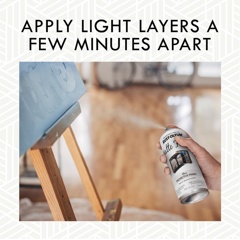 6 pack) Clear, Rust-Oleum Specialty Matte Finish Spray Paint