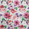 thumbnail image 1 of oneOone Cotton Poplin Twill Pink Fabric Florals Craft Projects Decor Fabric Printed By The Yard 56 Inch Wide-BC, 1 of 4